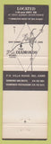 Matchbook Cover - Diamond Inn Motel Restaurant Villa Ridge MO
