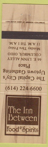 Matchbook Cover - Inn Between Restaurant Columbus OH