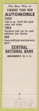 Matchbook Cover - Central National Bank of Carthage MO