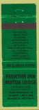 Matchbook Cover - Frontier Inn Motor Lodge Branson MO