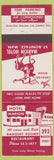 Matchbook Cover - Hotel Marion ST Boniface MB Caravan Room