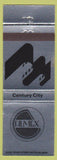 Matchbook Cover - Filmex Century City CA STAINED BACK