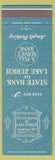 Matchbook Cover - State Bank of Lake Zurich IL blue