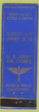 Matchbook Cover - US Army Air Corps March Field CA WEAR