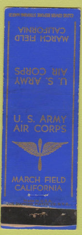 Matchbook Cover - US Army Air Corps March Field CA WEAR