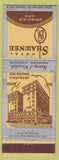 Matchbook Cover - Hotel Shawnee Springfield OH Henry Weseloh