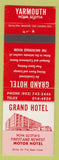 Matchbook Cover - Grand Hotel Yarmouth NS WEAR