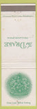 Matchbook Cover - Drake Hotel Philadelphia PA WEAR