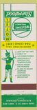 Matchbook Cover - Motel Sherwood Kitchener ON Robin Hood