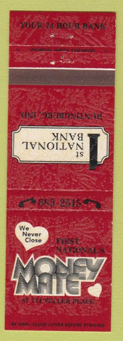 Matchbook Cover - 1st National Bank Huntingburg IN
