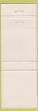 Matchbook Cover - Astor Lounge Bar Montreal QC