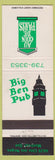 Matchbook Cover - Au Coin De Paris Big Ben Pub Montreal QC