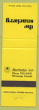 Matchbook Cover - The Snackery Winnipeg MB Northstar Inn