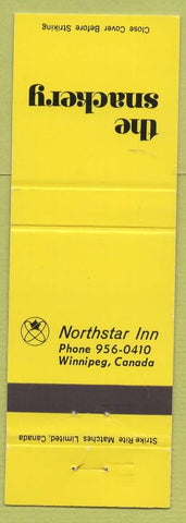 Matchbook Cover - The Snackery Winnipeg MB Northstar Inn