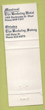 Matchbook Cover - Berkeley International Hotels Montreal QC Ottawa ON