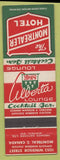 Matchbook Cover - Montrealer Hotel Montreal QC