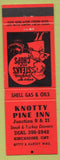 Matchbook Cover - Knotty Pine Inn Kincardine ON
