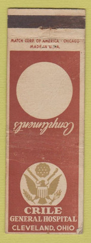 Matchbook Cover - US Army Hospital Camp Atterbury IN