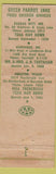 Matchbook Cover - Green Parrot Inn Kansas City MO Fried Chicken WORN