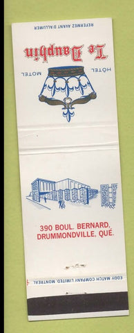 Matchbook Cover - Hotel Motel LE Dauphin Drummondville QC