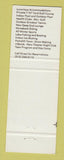 Matchbook Cover - Kutsher's Hotel Country Club Monticello NY