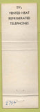 Matchbook Cover - 287 Motel Quanah TX
