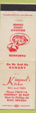 Matchbook Cover - Kimmel's Kitchen Elko NV Pancakes