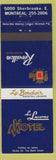 Matchbook Cover - Le Lucernce Motel Hotel Reveillon Restaurant Montreal QC WEAR