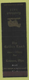 Matchbook Cover - The Golden Lamb Lebanon OH est 1615