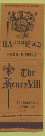Matchbook Cover - The Henry VIII Southampton Bermuda WORN