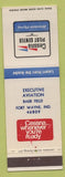 Matchbook Cover - Cessna Pilot Center Fort Wayne IN Baer Field Airplanes