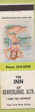 Matchbook Cover - Inn at Beaverlodge AB Greek pinup WEAR