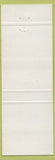 Matchbook Cover - Rainbow Inn Rainbow Lake AB
