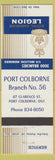 Matchbook Cover - Royal Canadian Legion Port Colborne #56