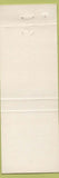 Matchbook Cover - Paradise Grill Hickory NC teal