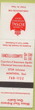 Matchbook Cover - Royal Insurance Group Fancelli Lecompte Montreal QC