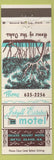 Matchbook Cover - Jekyll Estates Motel Jekyll Island GA