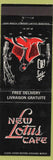 Matchbook Cover - New Lotus Cafe Montreal QC girlie Chinese