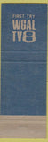 Matchbook Cover - WGAL TV 8 NBC York Lancaster PA