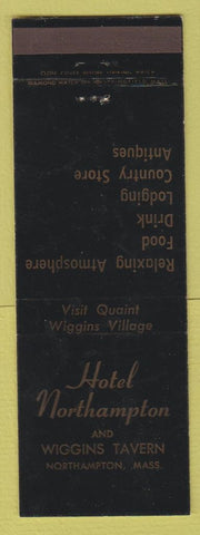 Matchbook Cover - Hotel Northampton MA WORN STAINED