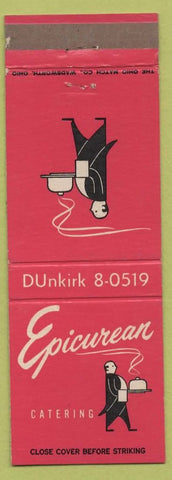 Matchbook Cover - Epicurean Catering NO TOWN Aeronautical Space