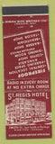 Matchbook Cover - ST Regis Hotel Winnipeg MB WEAR