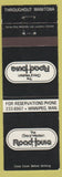 Matchbook Cover - Great Western Road House Winnipeg MB