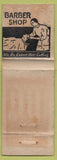 Matchbook Cover - Garmen Barber Shop NO TOWN WORN