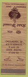 Matchbook Cover - Hotel Fremont OH AHA AAA