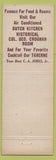 Matchbook Cover - Hotel Fremont OH AHA AAA