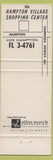 Matchbook Cover - Mascara's Shopping Center Hampton Village ST Louis MO