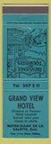 Matchbook Cover - Grand View Hotel Salette QC