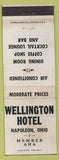 Matchbook Cover - Wellington Hotel Napoleon OH WEAR