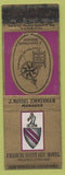 Matchbook Cover - Francis Scott Key Hotel Frederick MD WORN